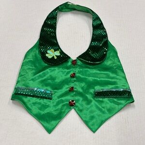 Green Sequin Women's Vest